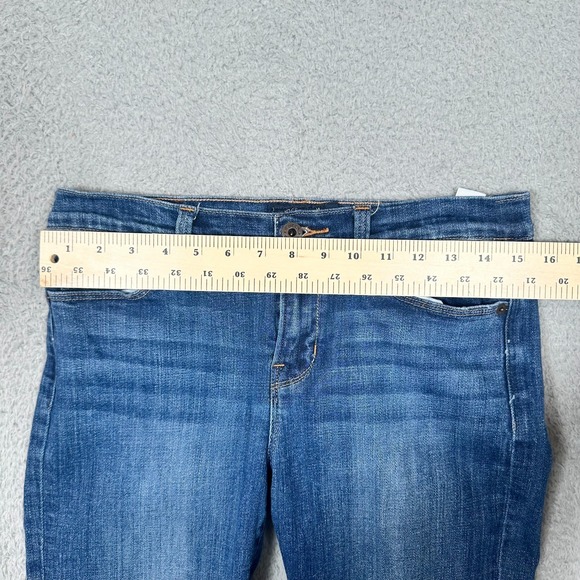 Lucky Brand Jeans Womens 6 / 28 Blue Dark Wash Brooke Slim Boot Cut Denim - Picture 9 of 13